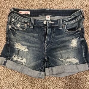 Womens true religion short size 29